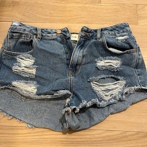 pac-sun denim shorts